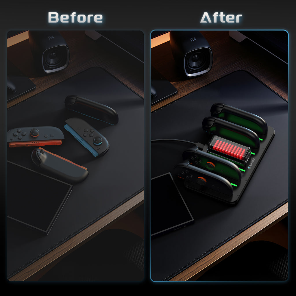 SIMDU 4-Controller Charging Dock for Switch 2